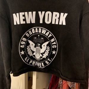 Brandy Melville Grey NY Sweater